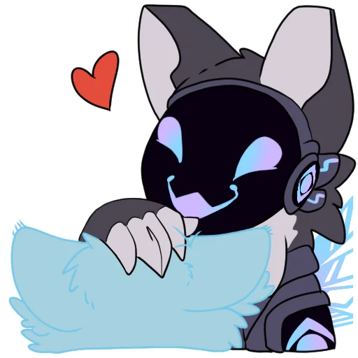 ❤️ Стикер «JF_Kitty» для Telegram