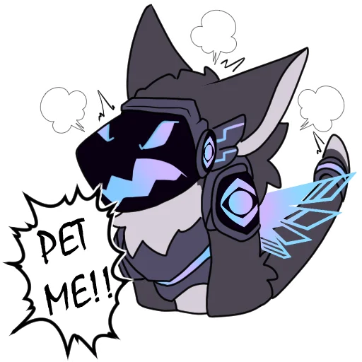 😡 Стикер «JF_Kitty» для Telegram