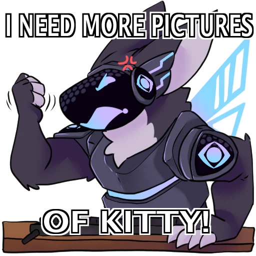 Стикерпак JF_Kitty для Telegram