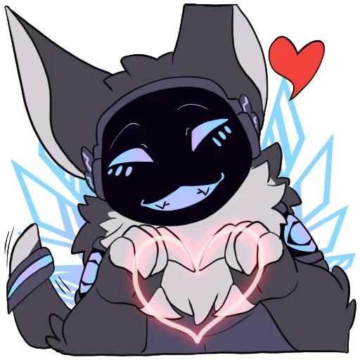 ❤️ Стикер «JF_Kitty» для Telegram