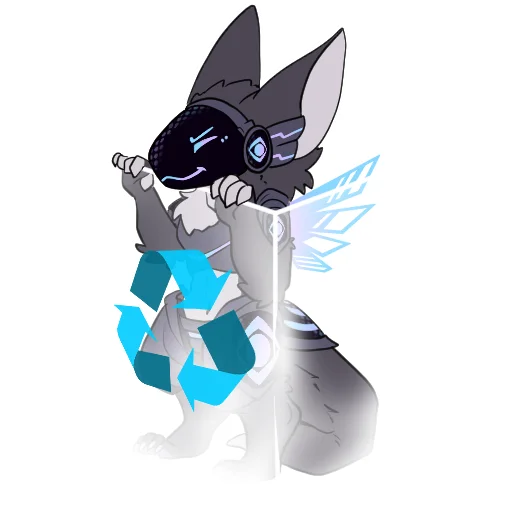 😈 Стикер «JF_Kitty» для Telegram