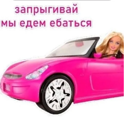 🚗 Стикер «Воу, писичка» для Telegram