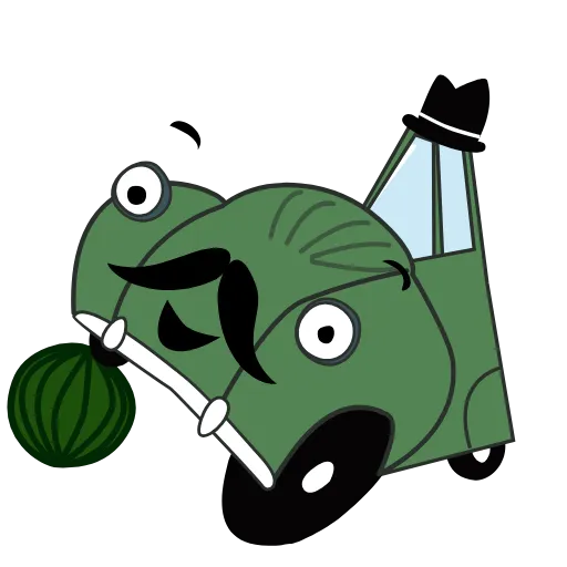🍉 Стикер «Jian Car» для Telegram