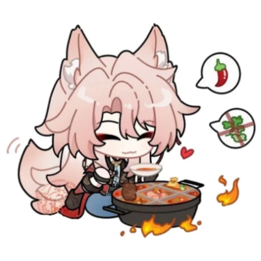 🥵 Стикер «Jiaoqiu» для Telegram
