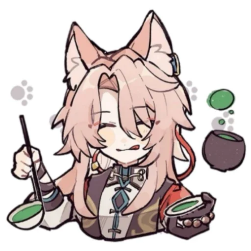 😋 Стикер «Jiaoqiu» для Telegram