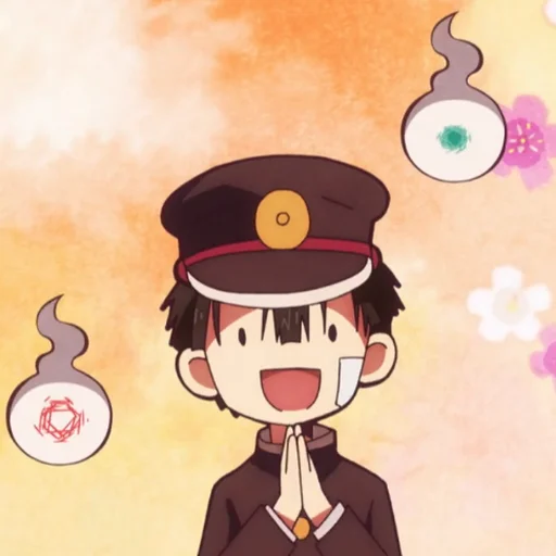 💮 Стикер «Jibaku Shounen Hanako-kun» для Telegram