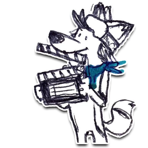 🎥 Стикер «Jib Kodi Doodles» для Telegram