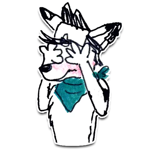 😳 Стикер «Jib Kodi Doodles» для Telegram
