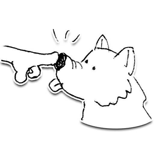 👃 Стикер «Jib Kodi Doodles» для Telegram
