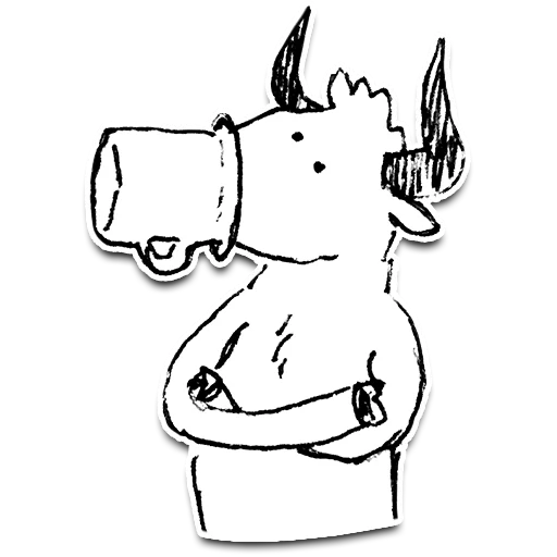 ☕️ Стикер «Jib Kodi Doodles» для Telegram