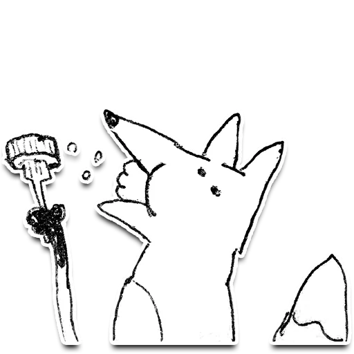 🍽 Стикер «Jib Kodi Doodles» для Telegram
