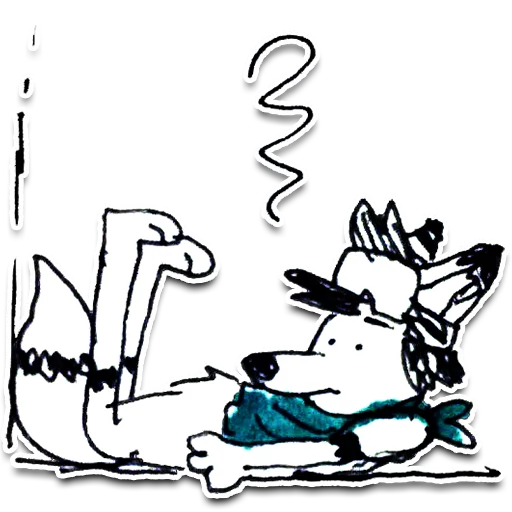 😰 Стикер «Jib Kodi Doodles» для Telegram