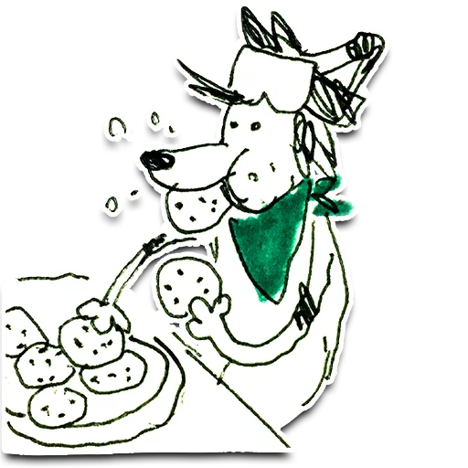 🍪 Стикер «Jib Kodi Doodles» для Telegram