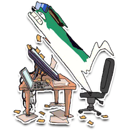 🚀 Стикер «Jib Kodi Doodles» для Telegram
