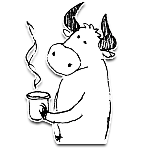 ☕️ Стикер «Jib Kodi Doodles» для Telegram