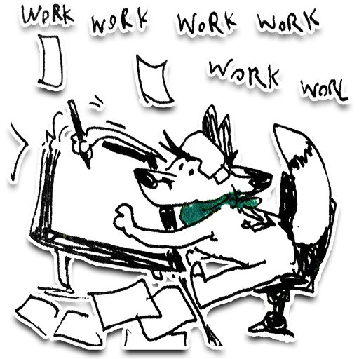 📄 Стикер «Jib Kodi Doodles» для Telegram