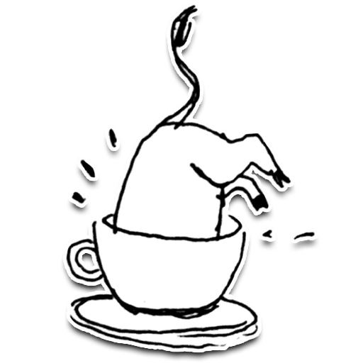 ☕️ Стикер «Jib Kodi Doodles» для Telegram