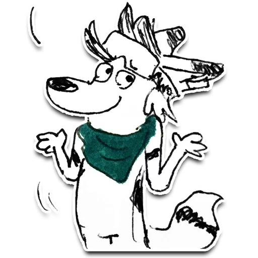 ❓ Стикер «Jib Kodi Doodles» для Telegram