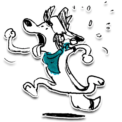 🏃 Стикер «Jib Kodi Doodles» для Telegram