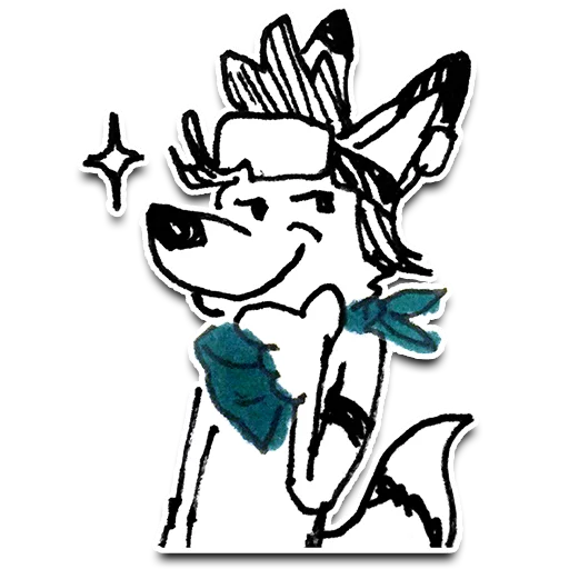 ✨ Стикер «Jib Kodi Doodles» для Telegram