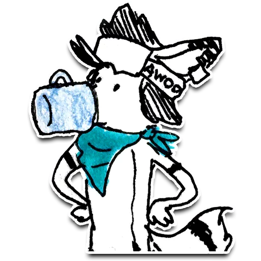🍵 Стикер «Jib Kodi Doodles» для Telegram