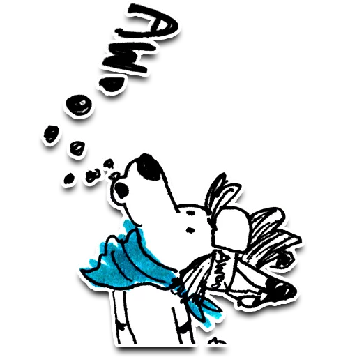 🐺 Стикер «Jib Kodi Doodles» для Telegram