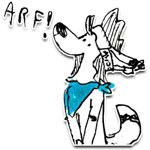 💥 Стикер «Jib Kodi Doodles» для Telegram