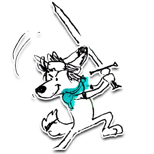 🗡 Стикер «Jib Kodi Doodles» для Telegram