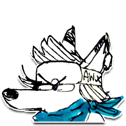 😡 Стикер «Jib Kodi Doodles» для Telegram