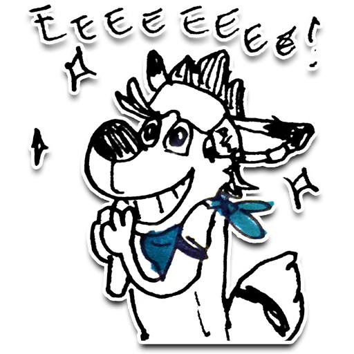 😄 Стикер «Jib Kodi Doodles» для Telegram