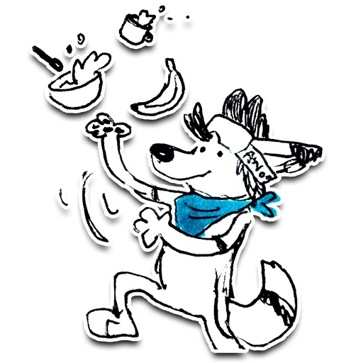 🥙 Стикер «Jib Kodi Doodles» для Telegram