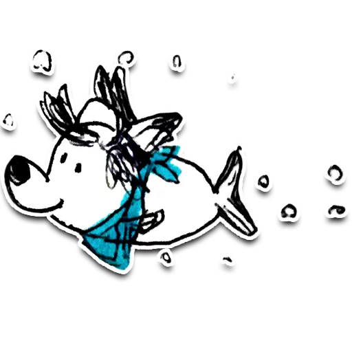 🐠 Стикер «Jib Kodi Doodles» для Telegram