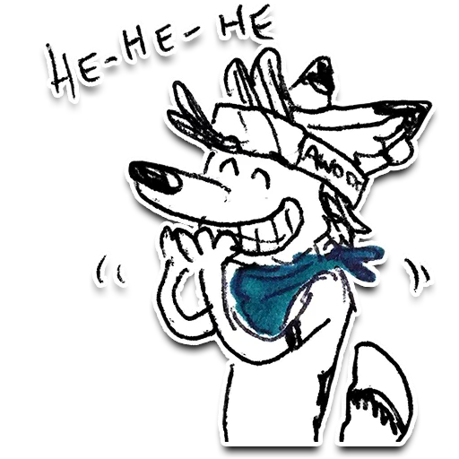😋 Стикер «Jib Kodi Doodles» для Telegram
