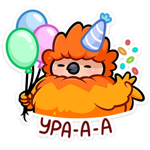 🥳 Стикер «Джилан» для Telegram