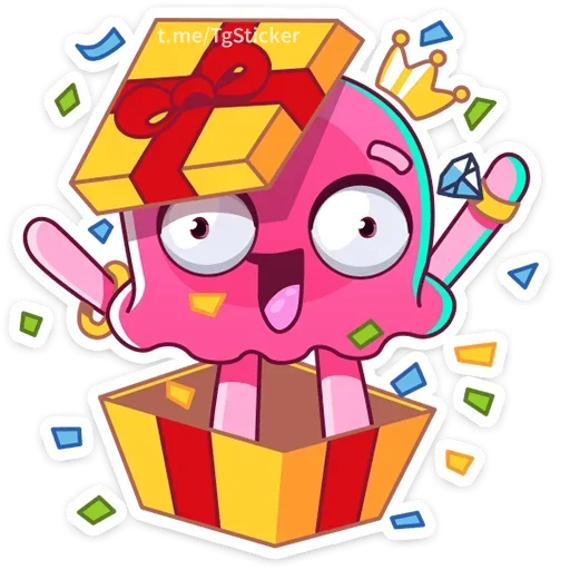 🎁 Стикер «Медуза Джилл» для Telegram
