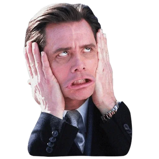 😱 Стикер «Jim Carrey» для Telegram