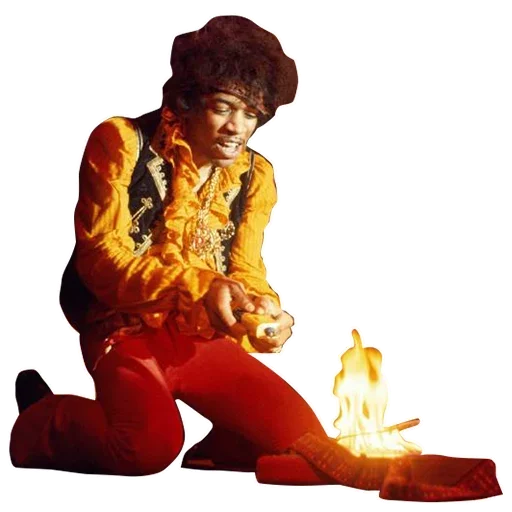 🤘 Стикер «Jimi Hendrix» для Telegram