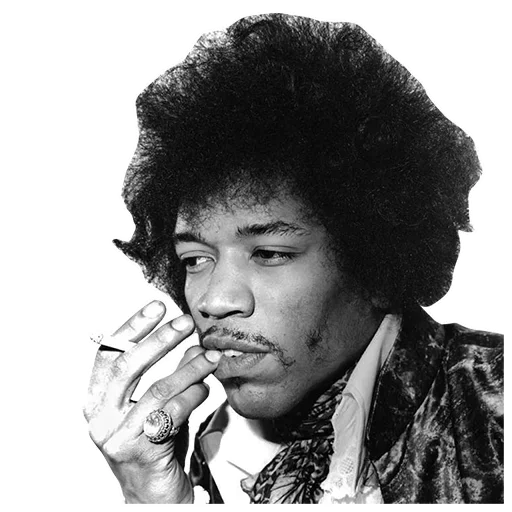 🤘 Стикер «Jimi Hendrix» для Telegram