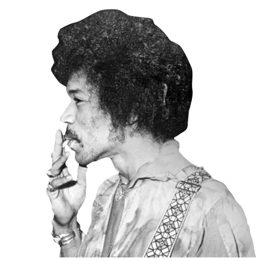 🤘 Стикер «Jimi Hendrix» для Telegram