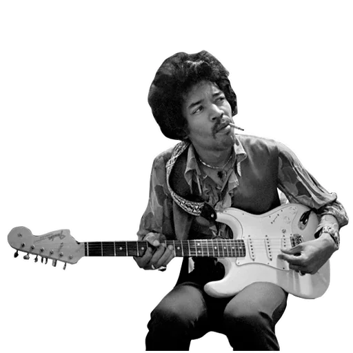 🤘 Стикер «Jimi Hendrix» для Telegram