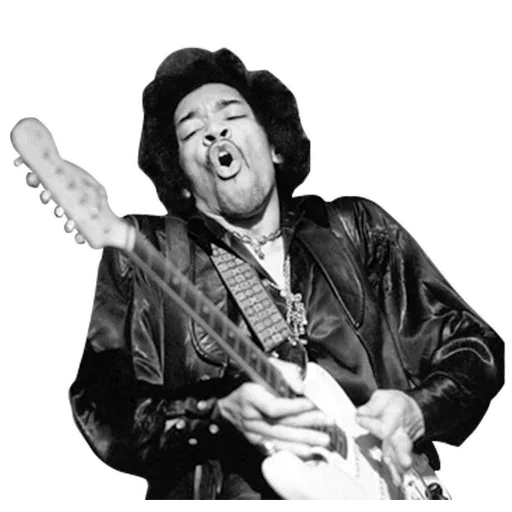 🤘 Стикер «Jimi Hendrix» для Telegram