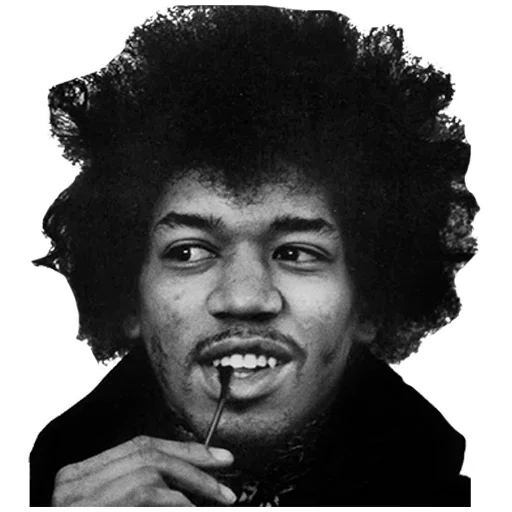 🤘 Стикер «Jimi Hendrix» для Telegram