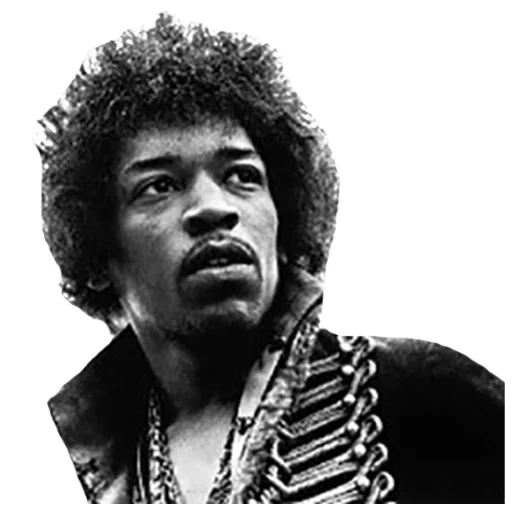 🤘 Стикер «Jimi Hendrix» для Telegram