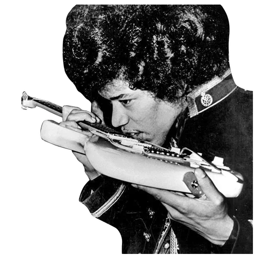 🤘 Стикер «Jimi Hendrix» для Telegram