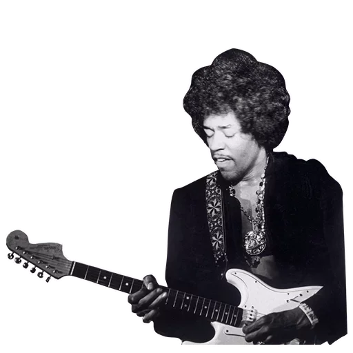 🤘 Стикер «Jimi Hendrix» для Telegram