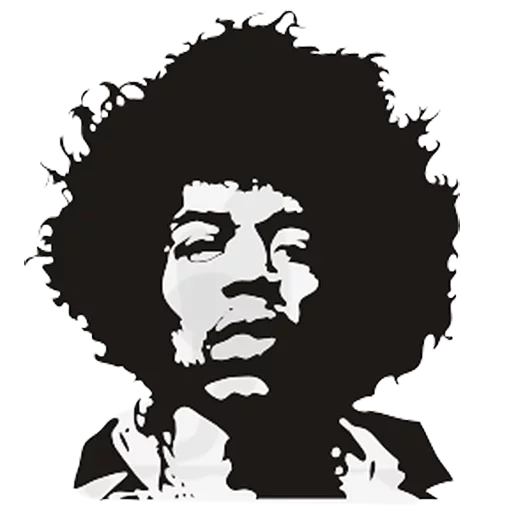 Стикерпак «Jimi Hendrix» для Telegram — обложка