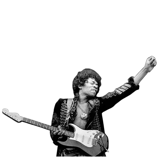 🤘 Стикер «Jimi Hendrix» для Telegram