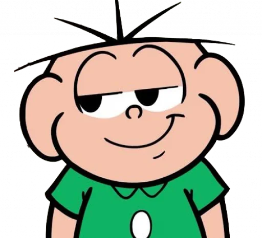 😏 Стикер «Jimmy Five (Cebolinha)» для Telegram