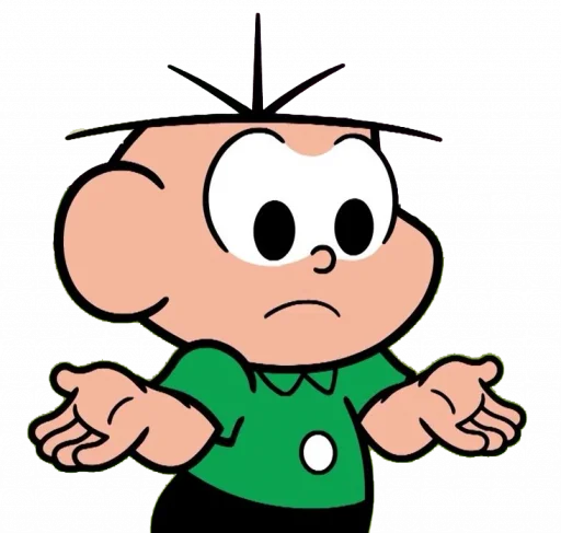 🤷‍♂ Стикер «Jimmy Five (Cebolinha)» для Telegram