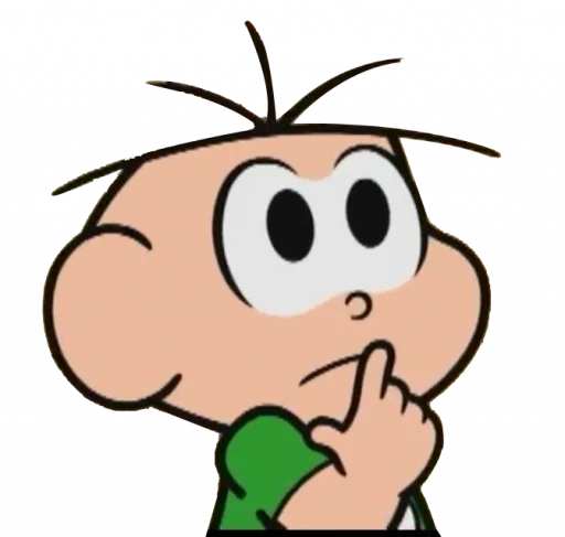 🤔 Стикер «Jimmy Five (Cebolinha)» для Telegram